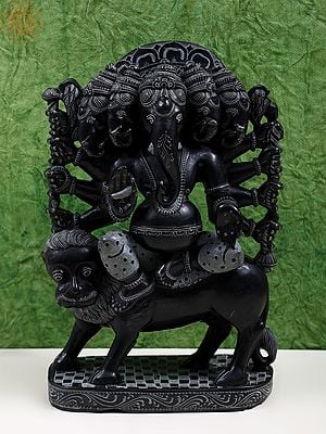 10" Heramba Ganesha | Handmade