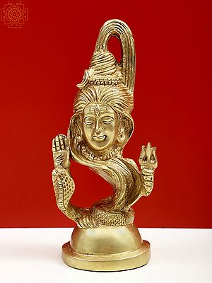 10" Brass Decorative Blessing Shiva