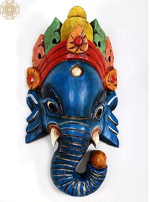 Browse from a Variety of Buddhist and Hindu Wooden Masks Only at Exotic India