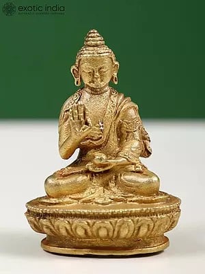 2" Small Copper Nepalese Gautam Buddha Statue