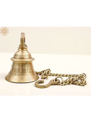 3" Small Brass Hanging Bell