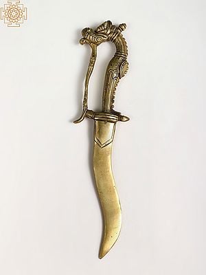 10" Brass Dragon Design Dagger