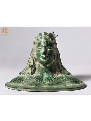 6" Brass Lord Adiyogi Shiva | Handmade
