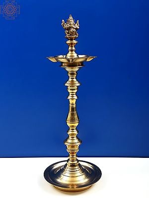 20" Brass Lord Ganesha Lamp