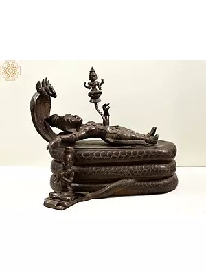 19" Sheshashayi Vishnu, And The Birth Of Lord Brahma | Handmade |