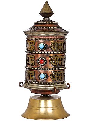 Tibetan Buddhist Prayer Wheel - Made in Nepal