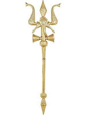 Lord Shiva's Trident From South India - Large Size