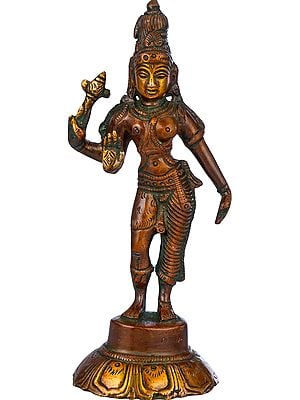 Ardhanarishvara Brass Statue (Shiva Shakti) | Handmade | Made in India