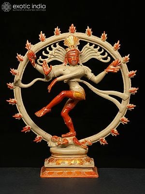11" Nataraja Brass Figurine | Handmade | Made in India