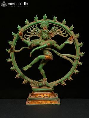 11" Nataraja Brass Figurine | Handmade | Made in India