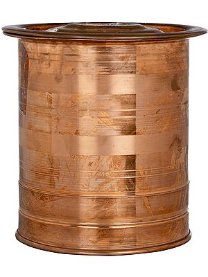 Rice Copper Container