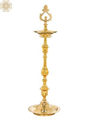 Brass Lamp from South India