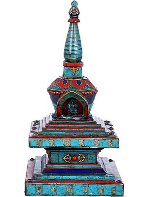 Tibetan Buddhist Chorten (Stupa) Made in Nepal