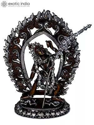 Tibetan Buddhist Yogini Vajravarahi Idol | Nepalese Copper Statue