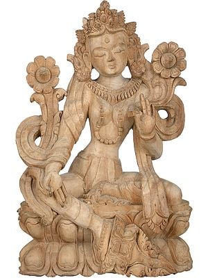 Tibetan Buddhist Goddess Green Tara - Made in Nepal