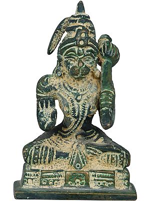 2" Lord Hanuman Small Statue in Brass | Handmade | Made In India