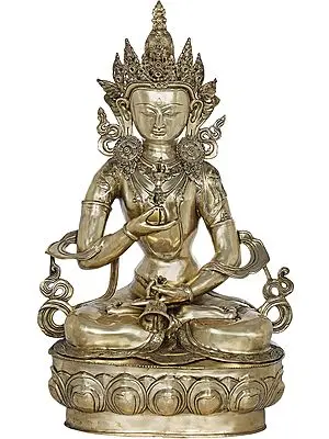 38" Large Size Vajrasattva, The Great Purifier - Tibetan Buddhist In Brass | Handmade | Made In India