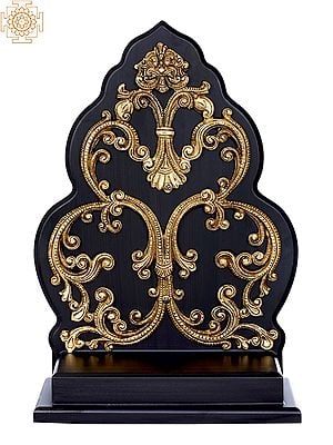 12" Kirtimukha Throne for Your Favourite Deity in Brass | Handmade | Made In India