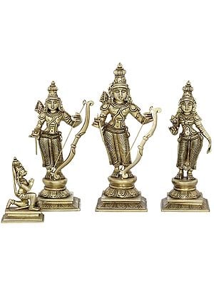 12" Rama Durbar In Brass | Handmade | Made In India