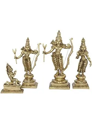 14" Rama Durbar In Brass | Handmade | Made In India