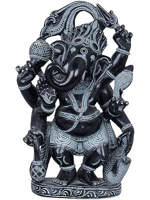 Six Armed Standing Ganesha
