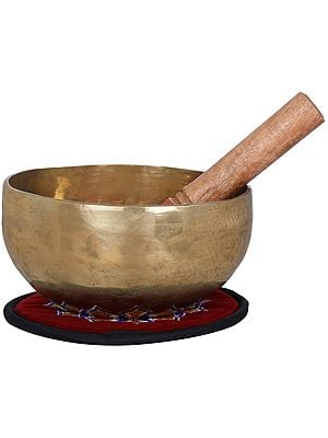 5" Tibetan Buddhist Singing Bowl in Bronze | Handmade