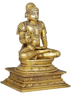 8" Lord Shiva In Brass | Handmade | Made In India