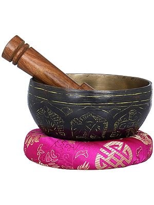 4" Tibetan Buddhist Singing Bowl | Handmade |