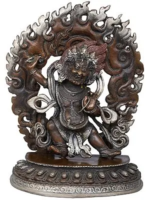 Tibetan Buddhist Deity Vajrapani - Made in Nepal