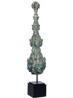 29" Cosmic form of Avalokiteshvara - Tibetan Buddhist In Brass | Handmade | Made In India