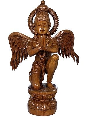 Superfine Garuda in Namaskaram Mudra