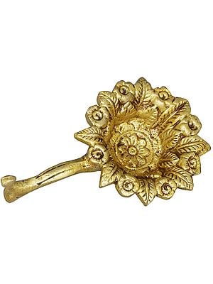 Small 2" Petals Puja diya In Brass | Handmade | Made In India