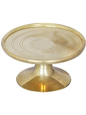 Brass Circular Puja Chowki