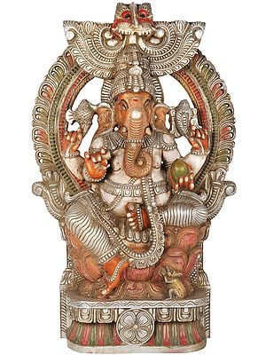 Large Chaturbhuja Ganesha