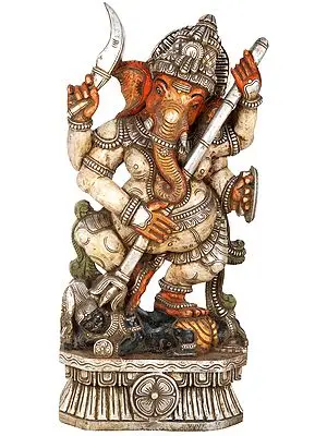 The Warrior Siddhi Vinayaka Ganesha - Large Size