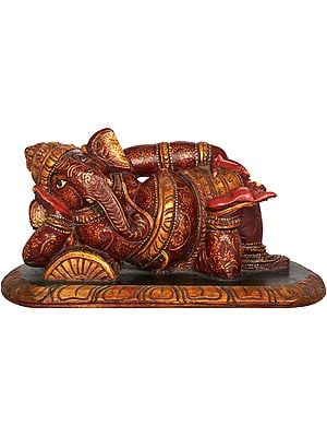 Colorfully Decorated Relaxing Ganesha