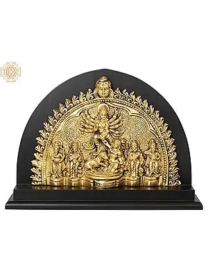 11" Ekchala Devi Durga In Brass | Handmade | Made In India