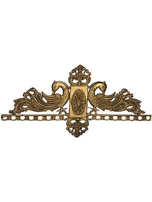 Peacock Toran in Brass