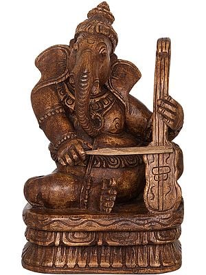 Ganesha Playing Violin