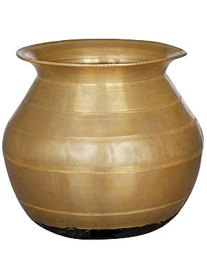 7" Heavy Bronze Lota (Pot) | Handmade |