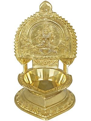 Goddess Rajarajeshwari (Tripura Sundari) Oil Lamp