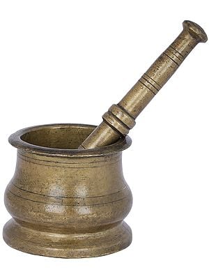 Solid Mortar and Pestle