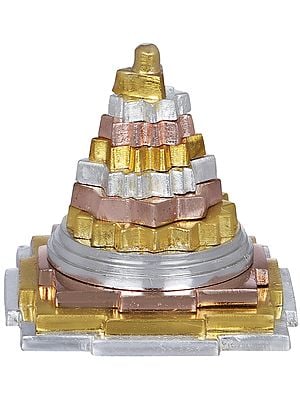 3" Shri Yantra for Prosperity In Brass | Handmade | Made In India