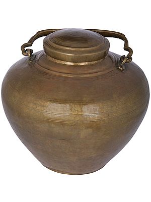 Brass Water Pot with a Lid