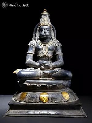 Lord Hanuman Brass Sculptures