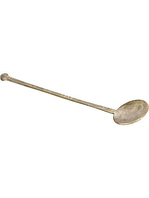 Large Ritual Spoon For Distribution Of Prasadam