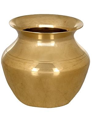 3" Small Puja Lota In Brass | Handmade | Made In India