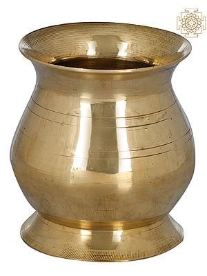Small Puja Kalasha in Brass | Handmade | Made in India