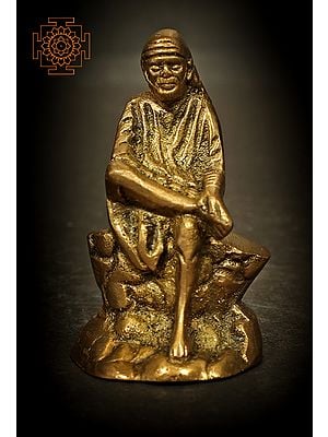 Small Sai Baba Sculpture in Brass | Handmade | Made in India