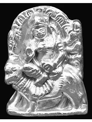 Small Goddess Durga Made of Mercury
